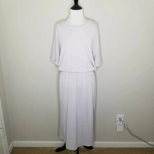 Zara Light Purple Elasticized Waist Dress M